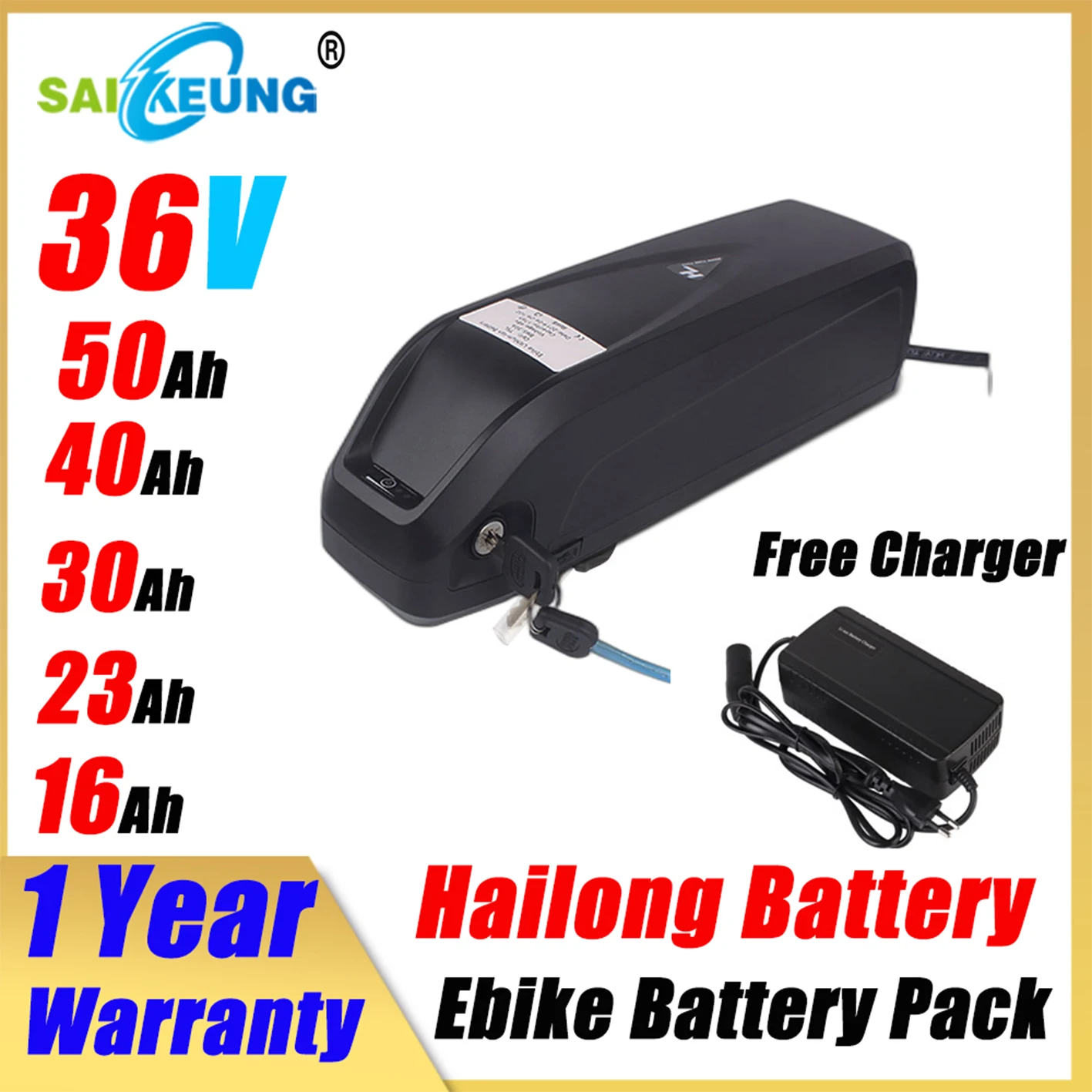 

Hailong 36v 48 52v Electrisch Accu Fietsaccu 36volt 10ah Deep Cycle Battery 13ah Bafang 750w 20 30 40 50ah18650 Lithium Battery