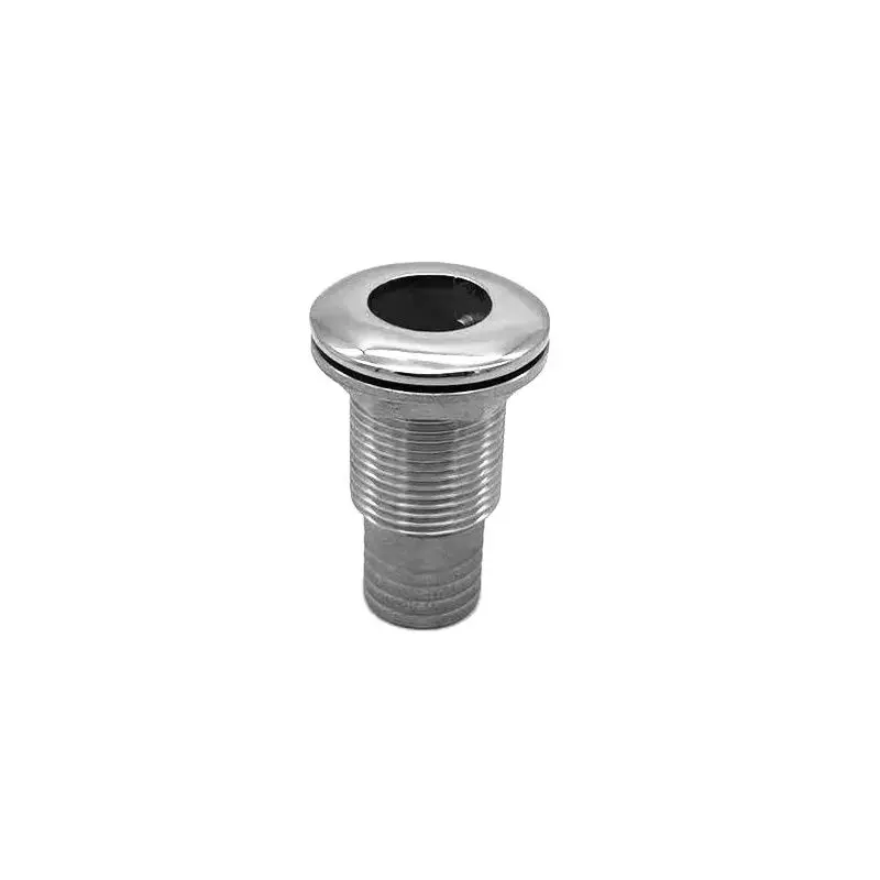 

316 Stainless Steel Thru Hull Fitting Outlet Drain For 3/4" or 1" Hose Pipe Boat Accessories