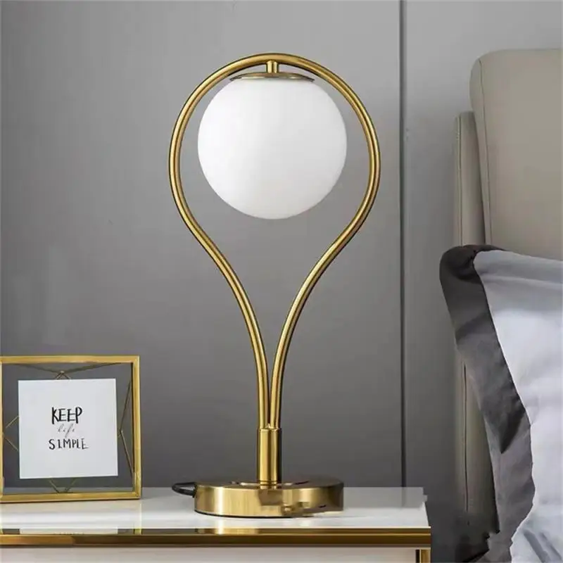 

Nordic Style Decorative Desk Lamp Plating Smooth Feel High-quality Easy To Install And Use Durable And Wear-resistant Table Lamp