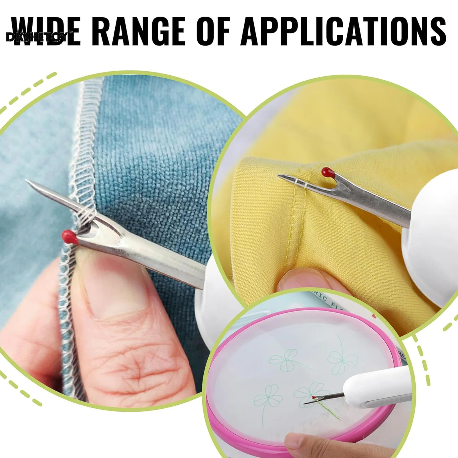 DIY Sewing Needles Storage Seam Thread Cutter Seam Separators Sewing Self Threading Tools Hand Cross Stitch Craft