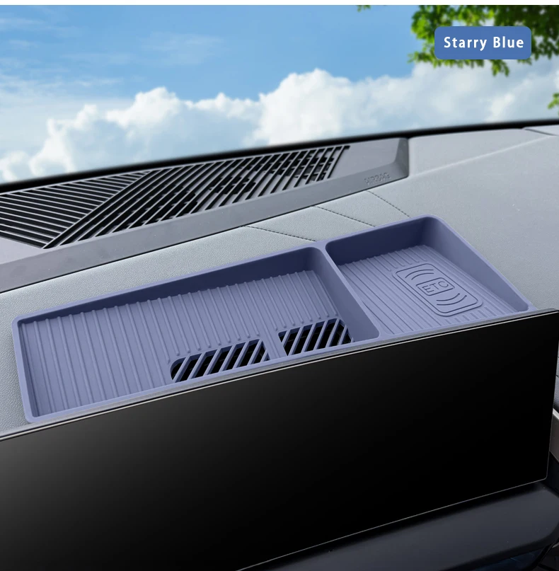 Silikon-Aufbewahrungsbox für BMW X3 G45 2025 LHD Armaturenbrett-Organizer – Detail 10