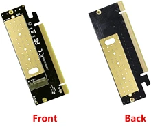 

M.2 to Pcie x16 Adapter Card PCI-E To M.2 Convert Adapter NVMe SSD Adaptor M Key Interface PCI Express 3.0 For 2230 to 2280 SSD