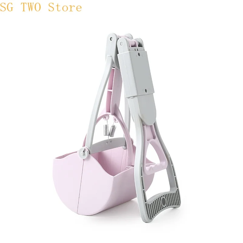 PetPoopScooperLongHandleFoldableDogPoopShovelwithPetPoop