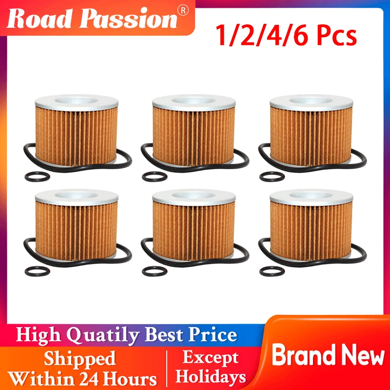 401 1/2/4/6 Pcs Motorcycle Oil Filter For HONDA GL1200 GOLD WING SE I