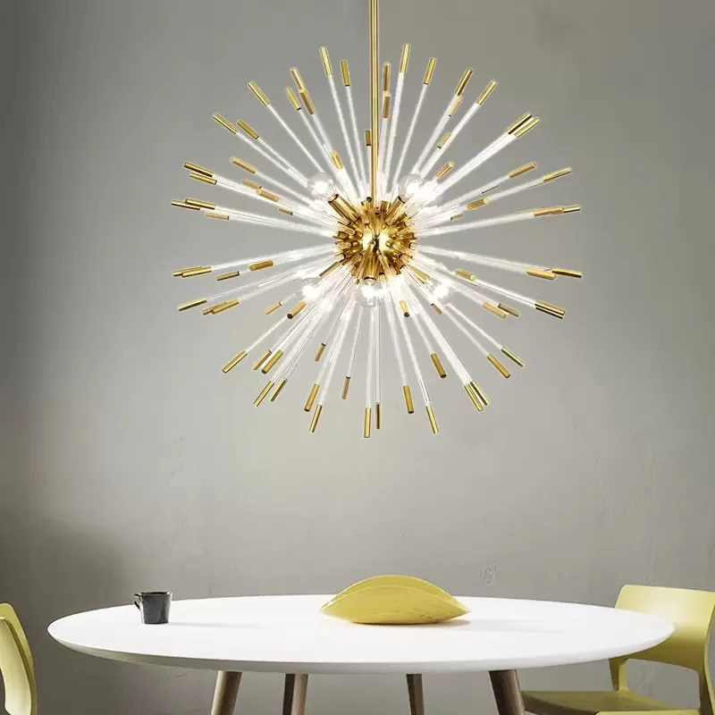 

Nordic LED Chandeliers Dandelion Hanging Pendant Lighting Fixtures Living Dining Room Restaurant Luxury Decor LED Ceiling Lustre