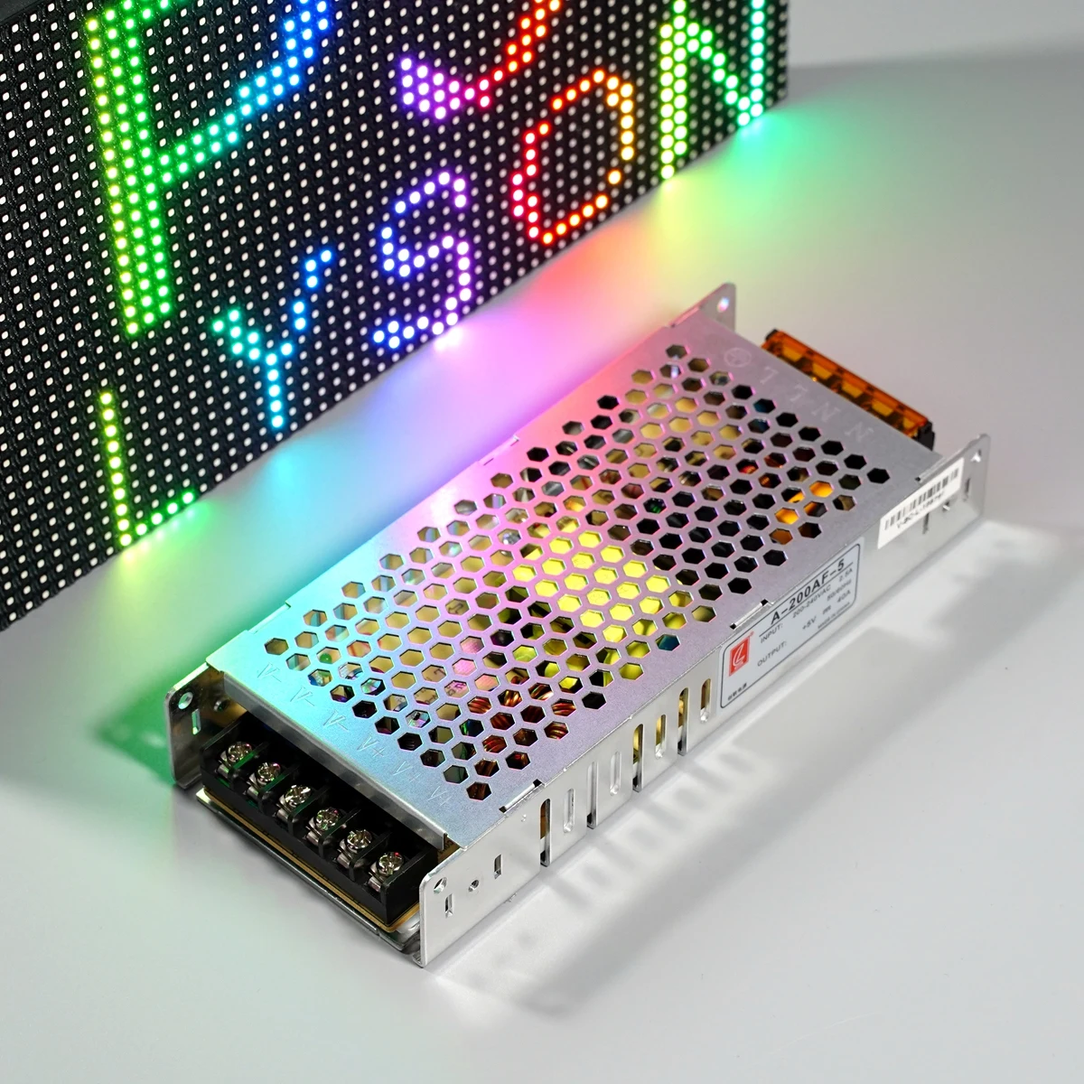 A-200AF-5 Chuanglian 5V 40A 200W Super Slim Power Supply For Advertising LED Display Screen Panel Matrix