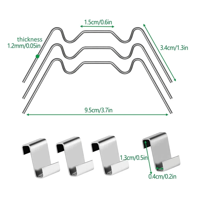 Üvegházhatású Üvegezés Klipek Rögzítő Az Üveg Ikerlemez Weblapokhoz - Image 6