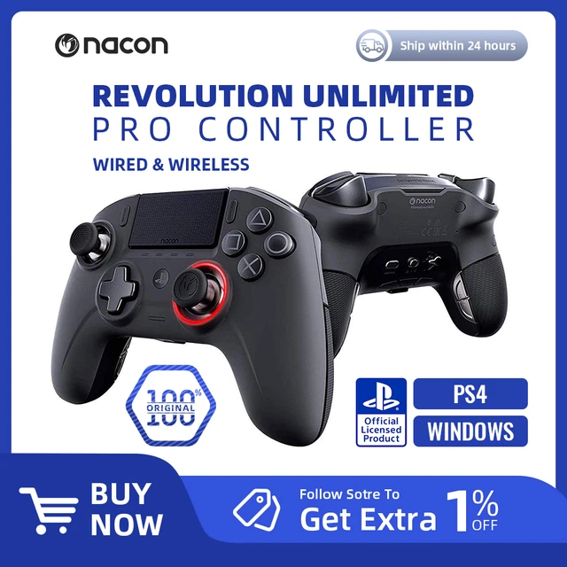 Nacon Revolution Unlimiteo Por Controller Black - for Sony PlayStation4 PS4  and PC Supports wired/wireless modes - AliExpress