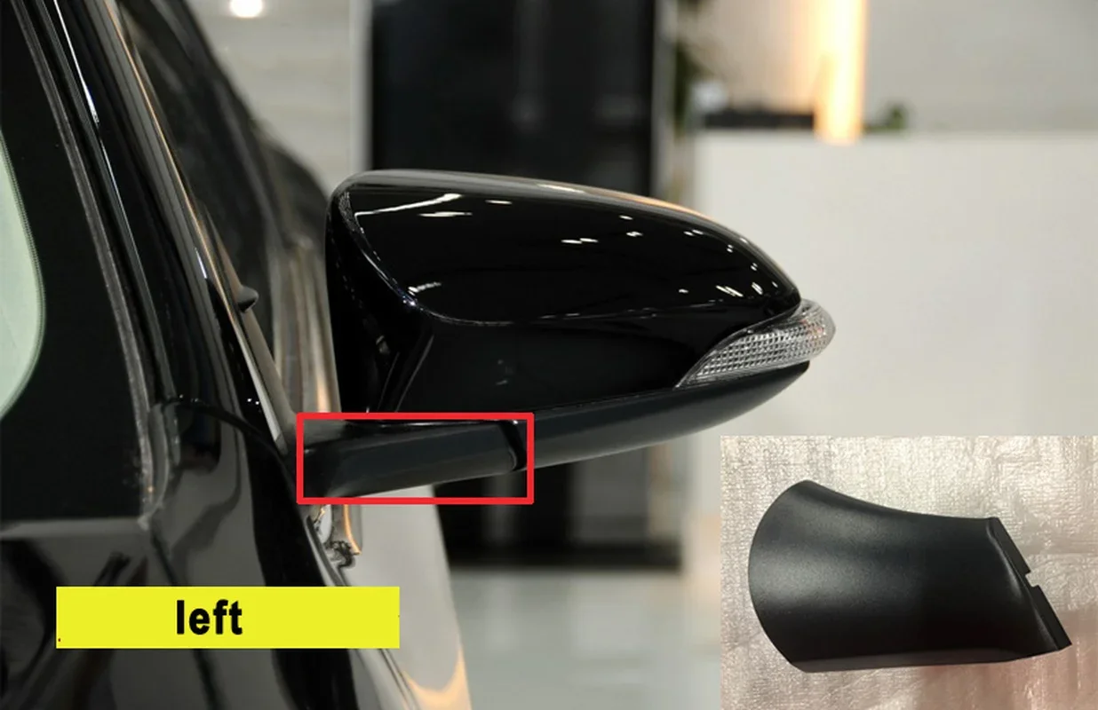 Rear View Mirror Triangle Bottom Base Black Plastic Small Cover Panel Shell for Toyota Camry 7 2012-2016