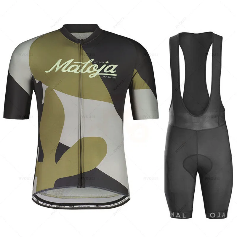 Malojaing Cycling Sets Summer Bicycle Clothing Breathable Mountain Cycling Clothes Suits Ropa Ciclismo Verano Triathlon Jersey