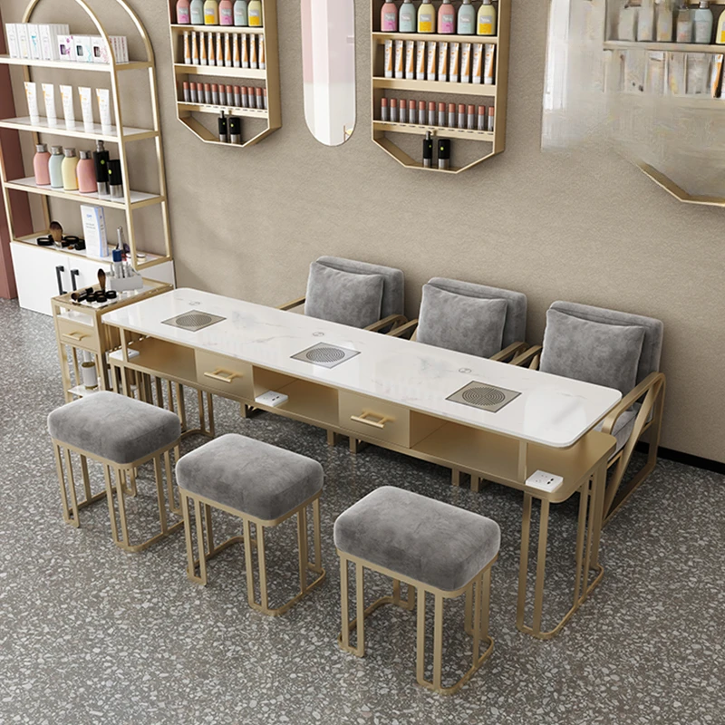 

Профессиональный маникюр с выдвижными ящиками, косметический макияж, мебель для гостиной, мебель для салона, MR50NT