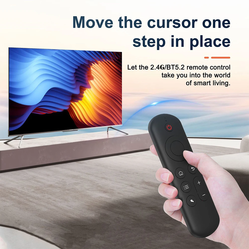 New M5 2.4G&BT5.2 Remote Control 7 Color Backlit Wireless Air Mouse Keyboard Android TV Box for Android Windows Mac Os Linux