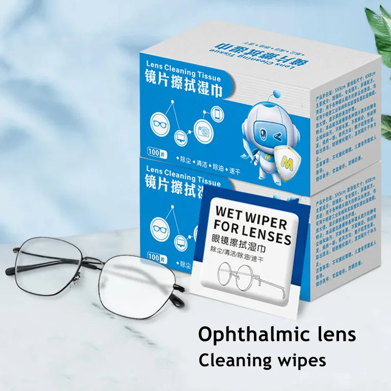 100pcs Disposable Anti-fog Glasses Wipes Non-alcohol Wipes Cleaning Lens  Wipes Mobile Phone Screen Lens Anti-fog Glasses Wipes - AliExpress