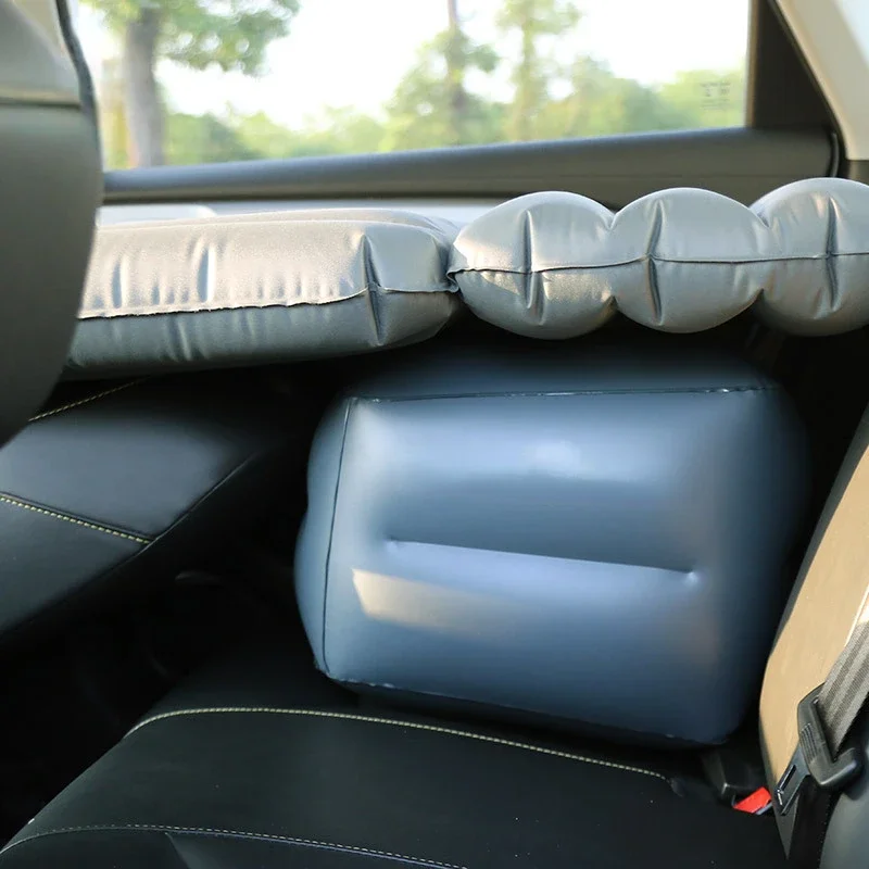 Car Inflatable Air Bed Accessories Front Seat Cushions Pad Inflatable Stool Car Reclining Booster Cushion Sleeping Mattress