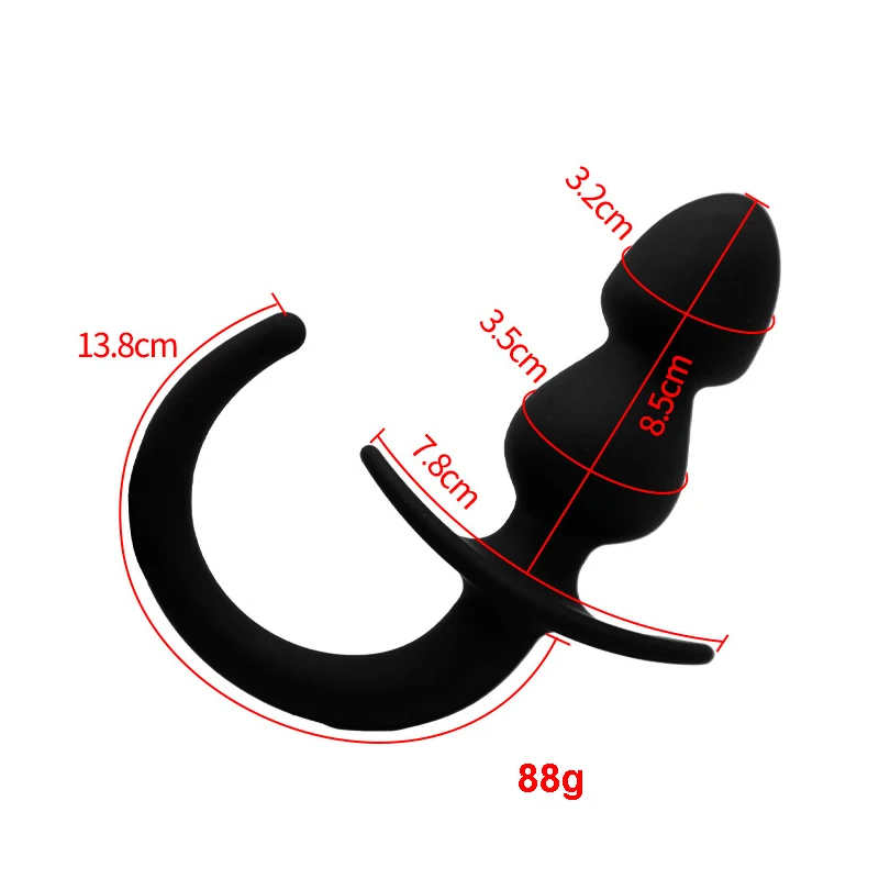 Silicone chien nouvelle queue g-spot stimulateur esclave femmes hommes Gay jeu de sexe BDSM érotique godemichet anal_voghion.com