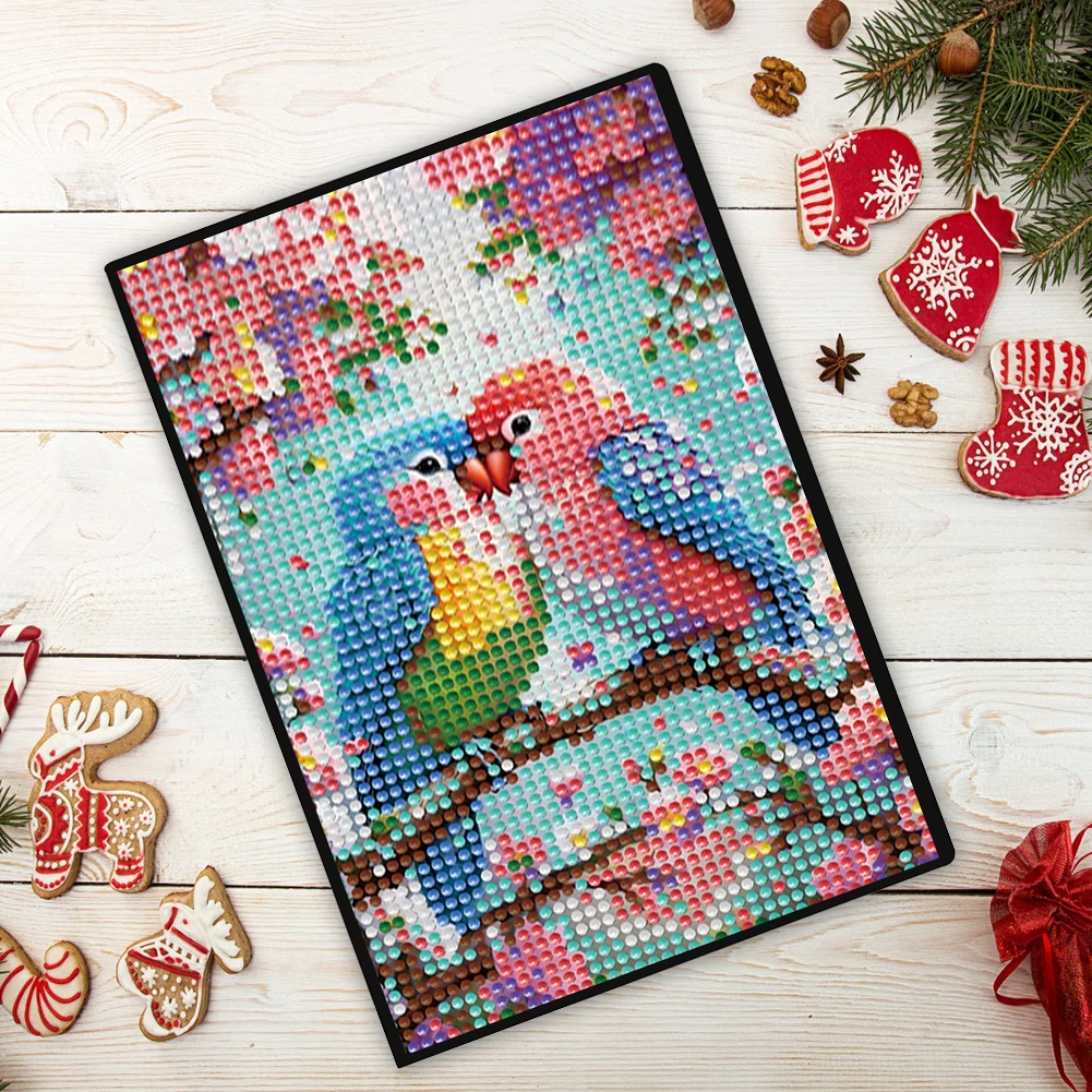Diamond Art Painting Notebook Kit DIY 5D Diamond Painting Diary Book Diamond Art Sets for Adults Beginners Holiday Birthday Gift