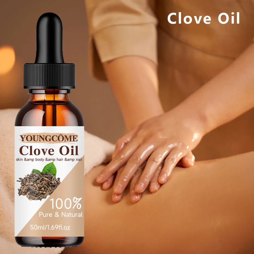 Clove essential oil helps keep skin hydrated and improves skin elasticity shine facial care Moisturizing Repair Anti-aging 3
