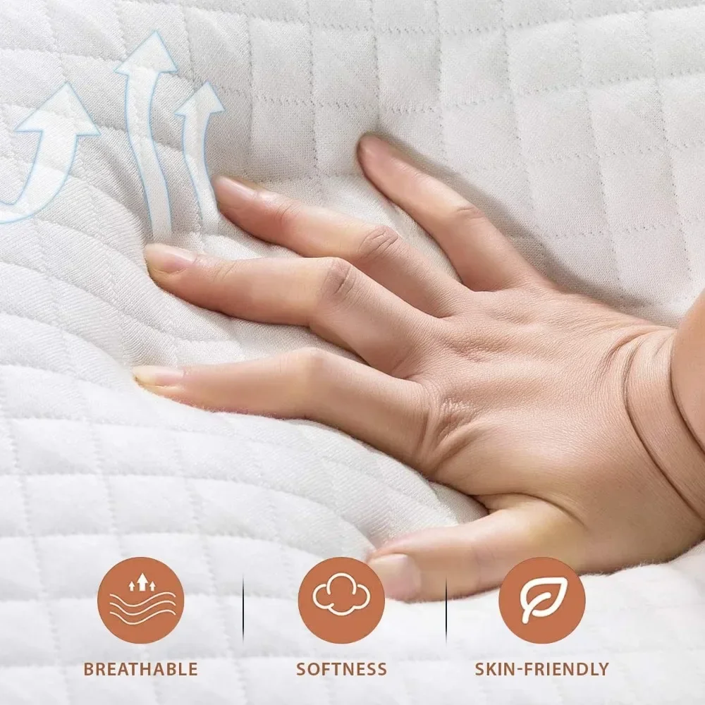 Gel Memory Foam Mattress Fiberglass Free/CertiPUR-US Certified/Bed-in-a-Box/Cool Sleep & Comfy Support
