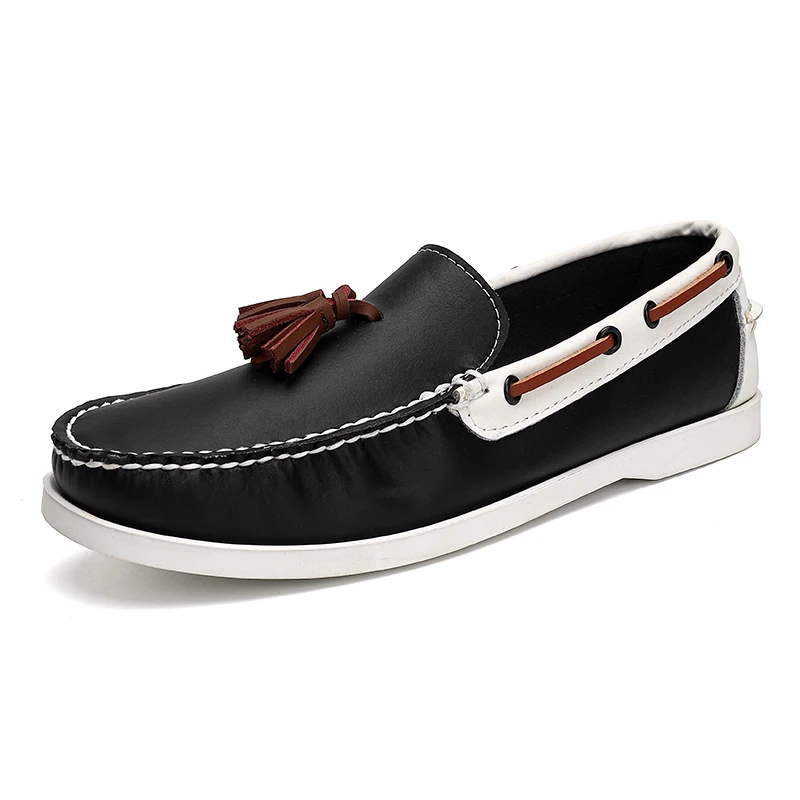

Men's Business Leather Shoes Man Tassel Loafers Comfortable 2023 Summer Sneakers Moccasin Breathable Casual Shoes