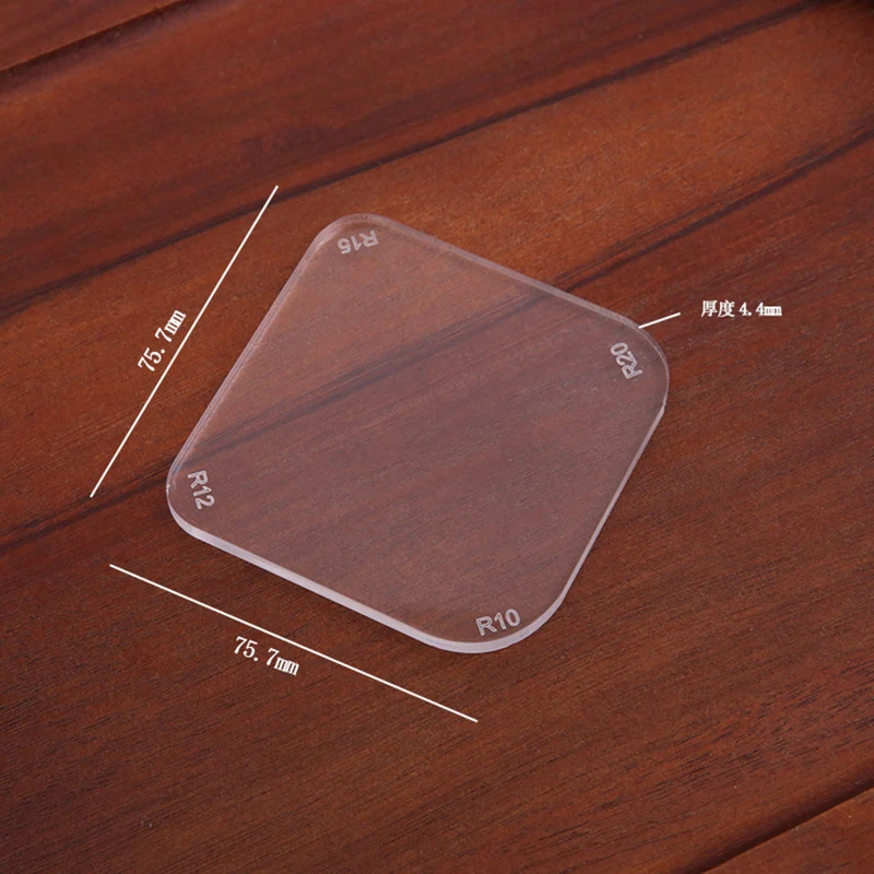 Leather Tool Zipper Corner Fitting Aid Acrylic Clear Bend DIY LeatherCraft 1Set leather tools,leather craft tools,leather craft tool