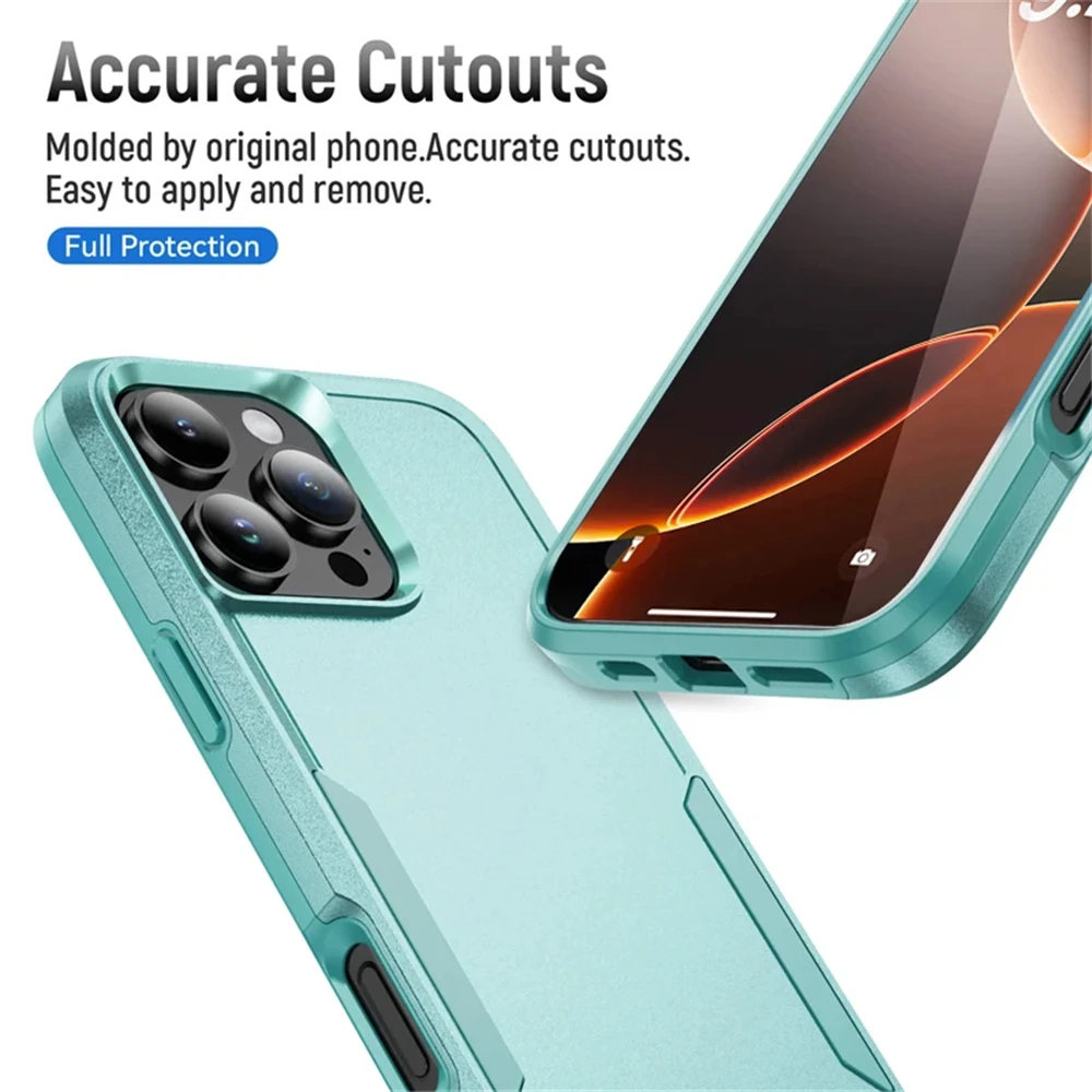 Shockproof Phone Case For Iphone Pro Max Plus Rugged Protection_voghion.com