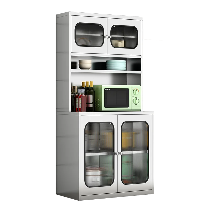 

Stainless steel household kitchen side cabinetry
