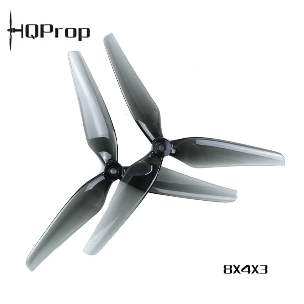 1/2Pair HQProp 8X4X3 8inch 3-Blade Poly Carbonate 8040 CW CCW Propeller ...
