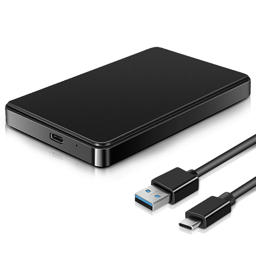 Type-C USB3.1 SATA 하드 드라이브 인클로저 6TB 외장형 솔리드 스테이트 드라이브 케이스 플러그 앤 플레이 (Windows/OS/Linux 시스템용)