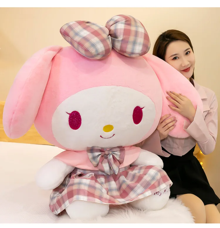 My Melody Plush Dolls Anime Cartoons Cute Soft Stuffed Toys Children Pillow Ragdoll Gifts