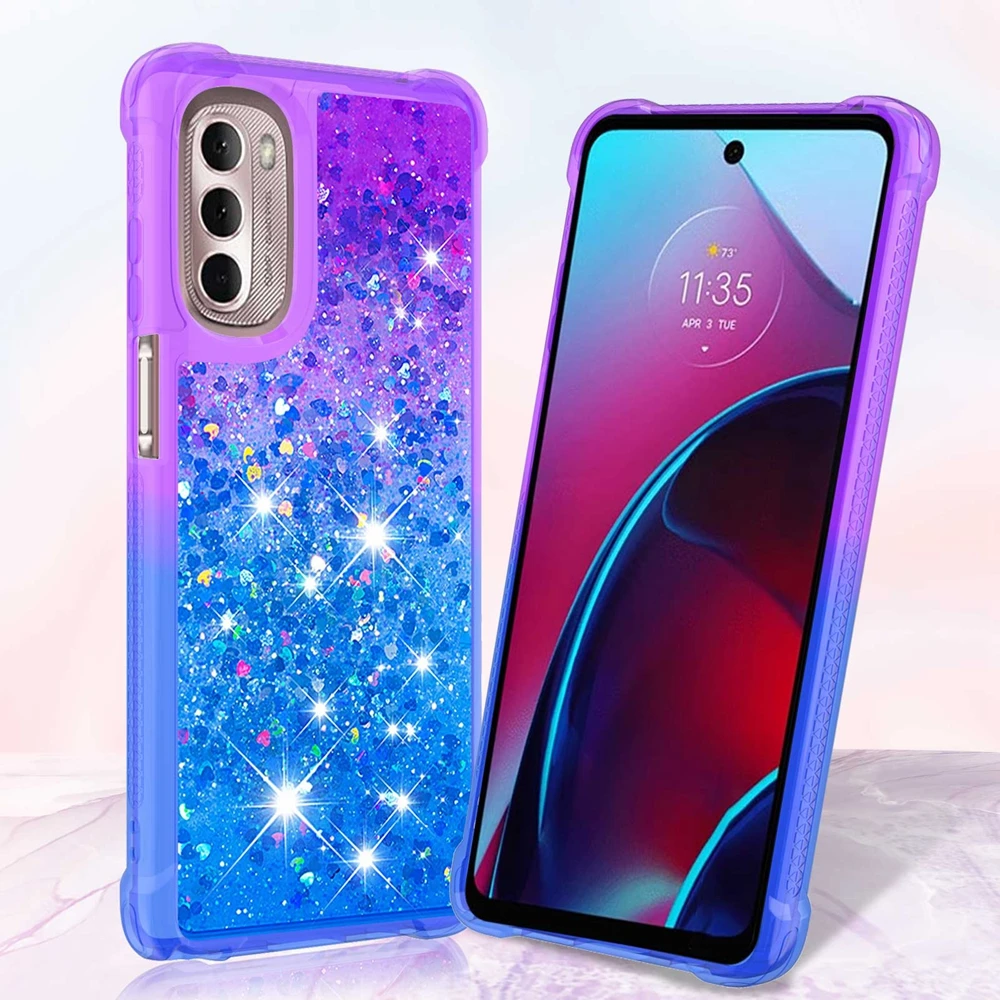 3D Glitter Bling Dynamic Liquid Quicksand Phone Case
