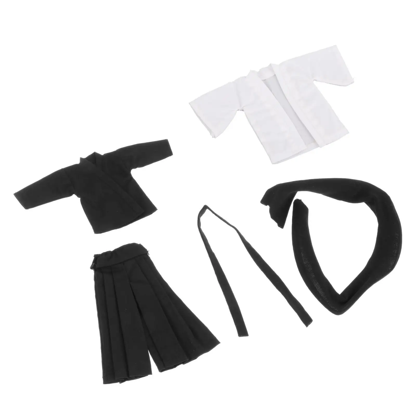 

4x1:12 масштаб, миниатюрное кимоно, костюм для 6-дюймовых фигурок унисекс, костюм