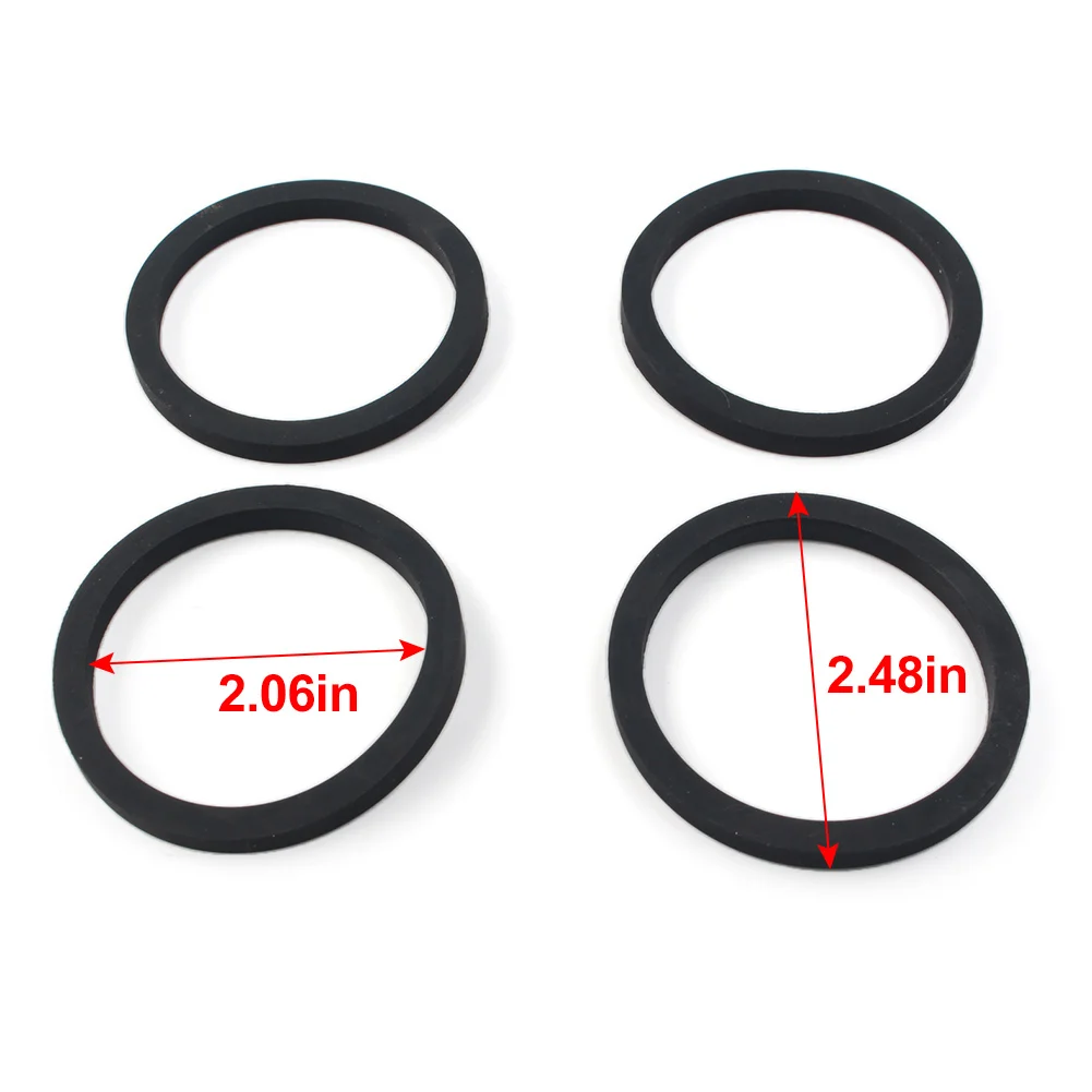 

4 Pcs Motorcycle Shock Silencer Silent Crossover Rings KRX52 For Kawasaki KRX 1000 2020-2021