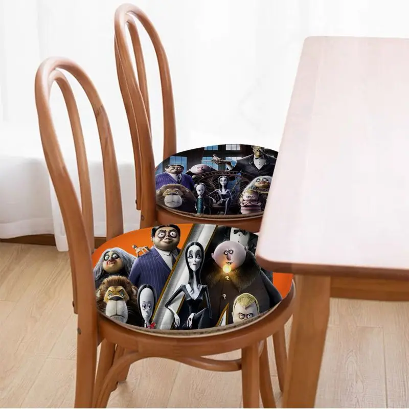 

T-The Addams Family Cushion Mat Decorative Chair Soft Pad Seat Cushion For Dining Patio Home Office Indoor Outdoor Decor Tatami