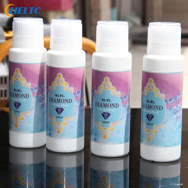 Diamond Painting Sealer High Gloss 120ML Diamond Art Glue Sealer Permanent  Hold Shine Effect Sealer DIY Craft Conserver Glue - AliExpress