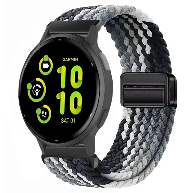 Braided Nylon Loop Strap with Magnetic Closure