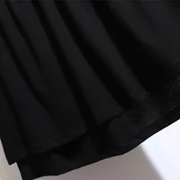 150Kg Plus Size Women's Spring Summer Loose Elastic Waist Fart Curtain Skirt For Folding Hip 152cm 5XL 6XL 7XL 8XL 9XL 2 Colors - Image 5