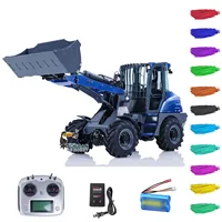 RTR LESU MCL8 RC Hydraulic Loader 1/14 Metal Remote Control Car Model Engineer Vehicles with Sound Light Set RC Toys THZH1776 1