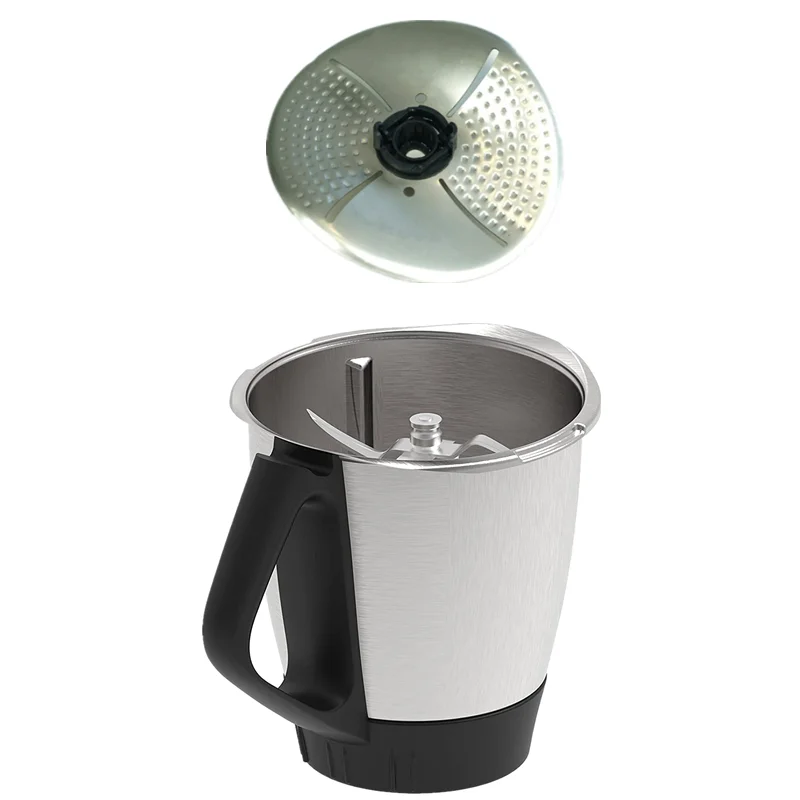 Mixer Blade Cover Food Processor Accessories Cutter Head Blade Cover Attachment for Thermomix TM6 TM5 Vegetables Stainless Steel