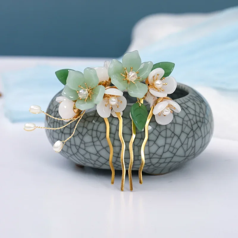 Hair Comb Clip Hairpin For Women Hanfu Chinese Style hair accessories