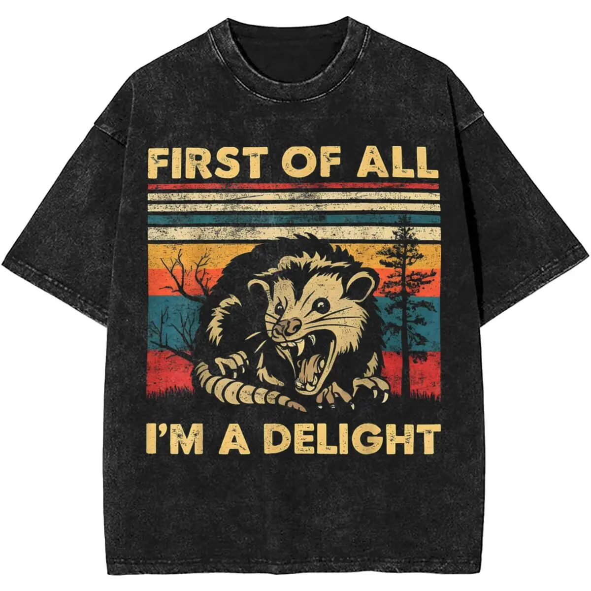 Фото Стильные, в первую очередь, рубашки с надписью «I'm A Joy», «Sarcastic Mad Opossum», «Merch Possum Meme», футболки, топы для мужчин и женщин, 100% хлопковые футболки №1