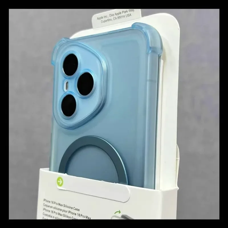 Wireless Charging Airbag Silicone Case with Camera Lens Protection and Shockproof Cover