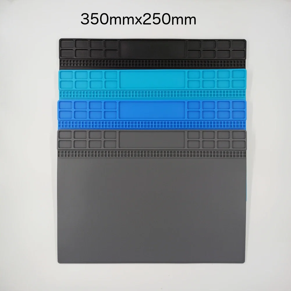 Soldering Work Mat Insulation Heat Insulation Repair Pad Silicon Welding Soldering Maintenance Platform 350*250mm