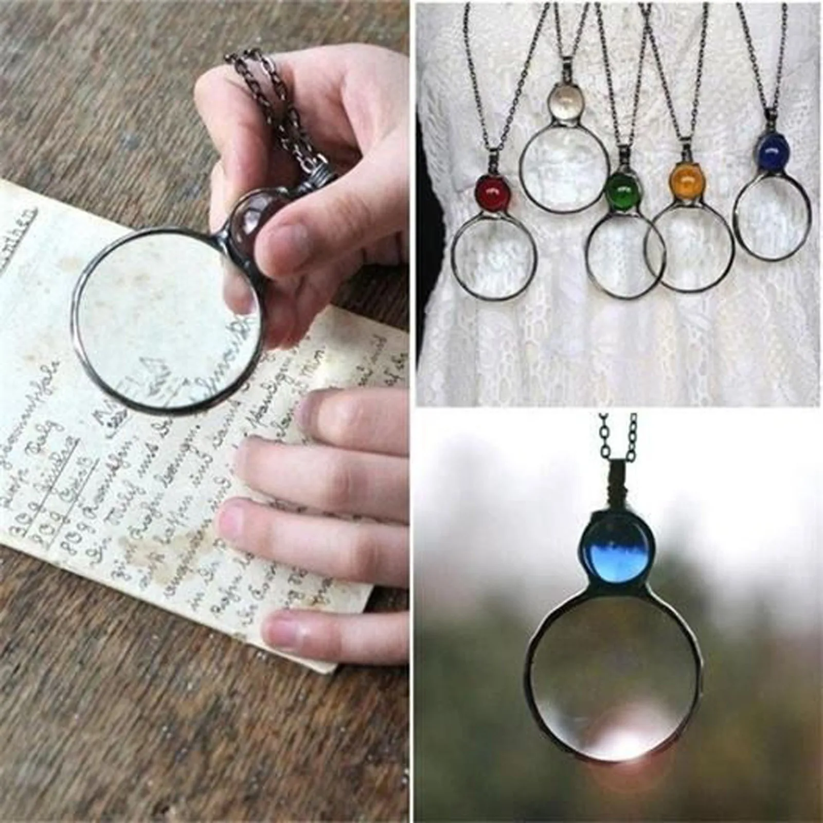 Sterling Silver Magnifying Glass Pendant By Hersey Silversmiths |  notonthehighstreet.com