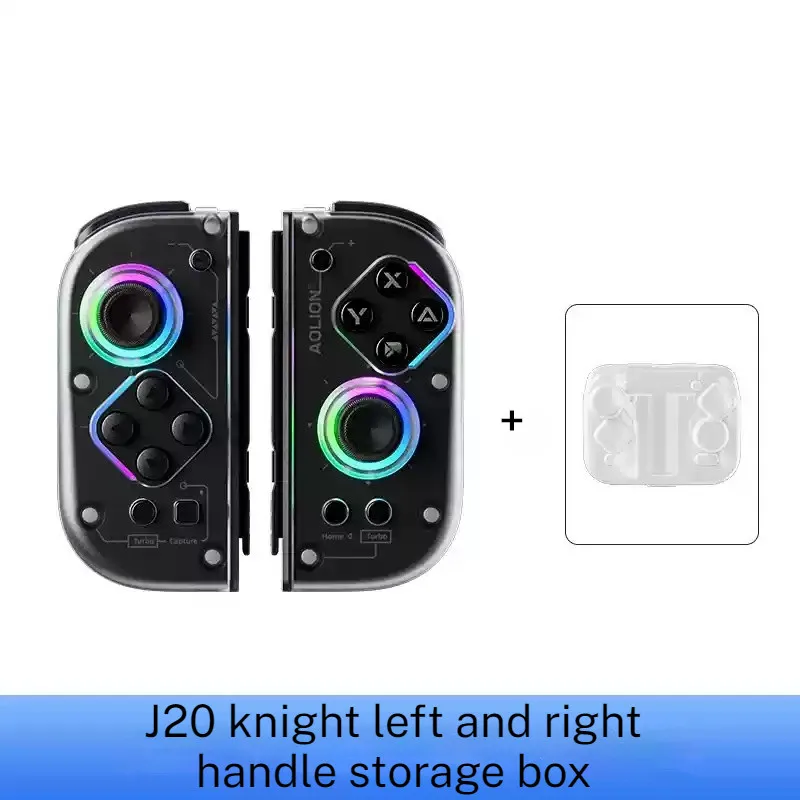 AOLION J20 BT Joycon Gaming Controller Gamepad Switch/Lite/Oled Gamepad RGB Compatible PC Android IOS Esports Gaming Accessories