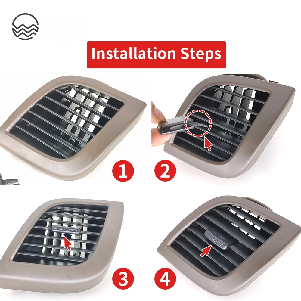 Car Air Vent Outlet Card Clips Front Air Conditioning Louvre Blade Adjust Slice Clips Interior Accessories For Hyundai Verna