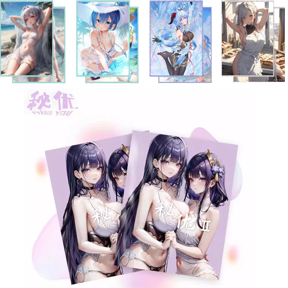 

Goddess Story Miss You 2 Collection Card A5 Anime Girl Bikini Waifu Booster Box CCG ACG TCG Doujin Toys And Hobbies Gift