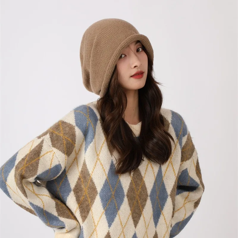 Breathable Cotton Polyester Beanie Thin Stylish Women Man Beanie Soft Stretch Hat Autumn Winter Casual Skull Cap Women's Cap