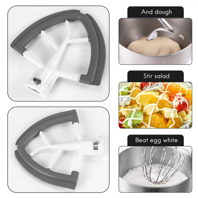 Put Kitchenaid Mixer Attachments Dishwasher - Flex Edge Beater Kitchenaid  Mixer - Aliexpress