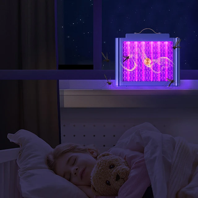 Led Elektromos Ütés Szúnyog Gyilkos Lámpa Bionikus Fizikai Csapda Biztonságos Gyerekeknek Ölnek Ultraibolya Könnyű Szúnyogokat - Image 5