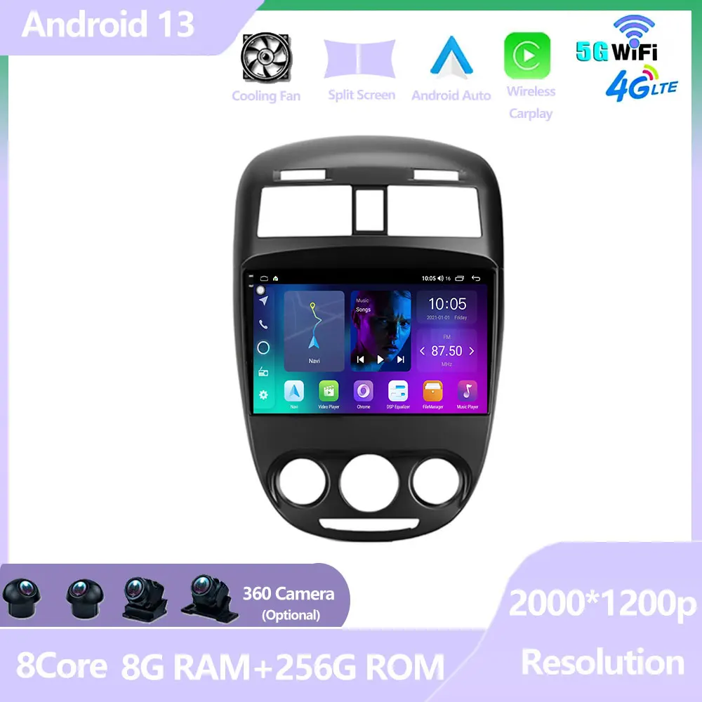 

10,2 ''Android 13 для Buick Excelle 2008 - 2018 Автомагнитола автомобильный мультимедийный плеер GPS навигационный экран Auido DSP стерео Carplay